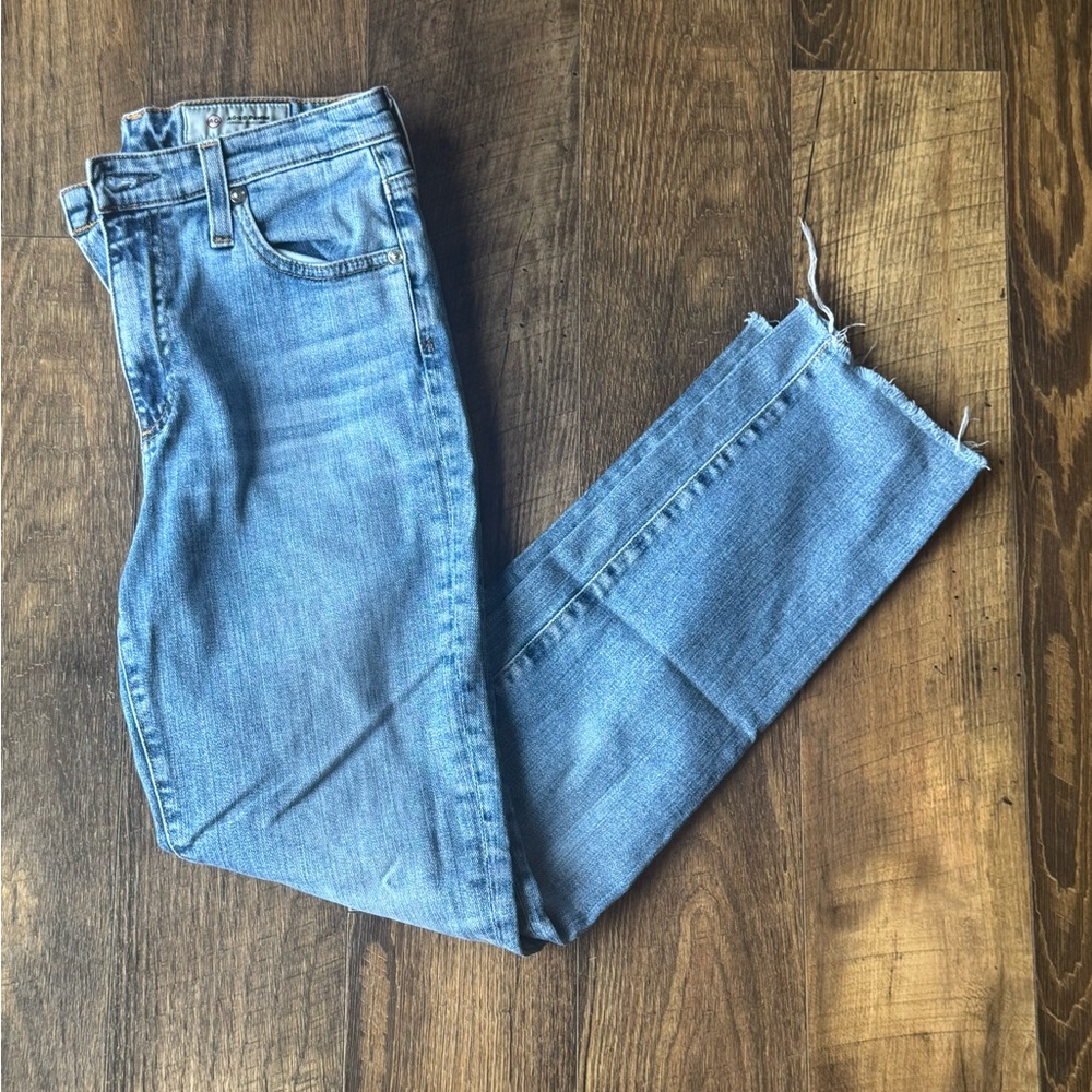 Ag Adriano Goldschmied The Isabelle Straight Cropped Jeans